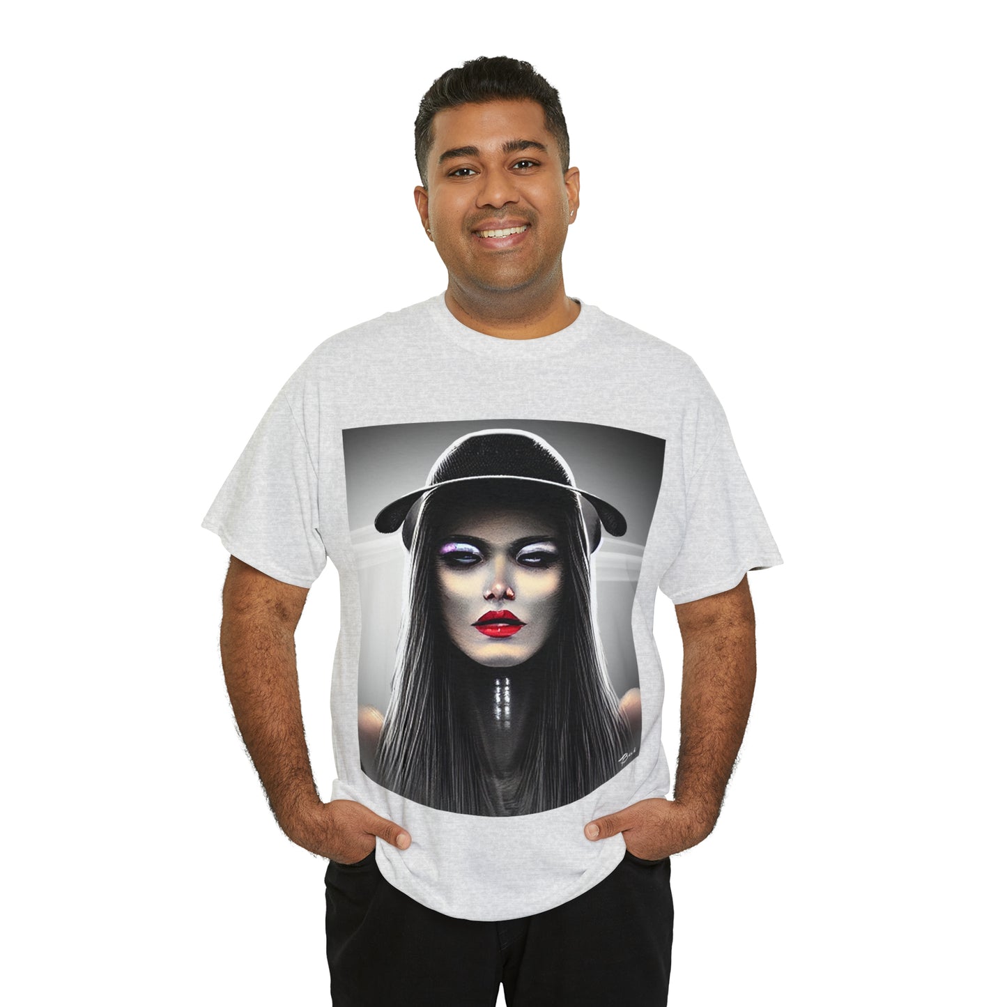 CYBERPUNK WITCH - Airt on a Shirt  - Unisex Heavy Cotton Tee - AUS