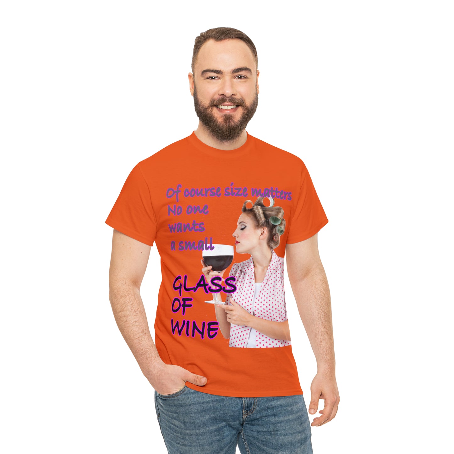 OF COURSE SIZE MATTERS  - Funny Unisex Heavy Cotton Tee - AUS