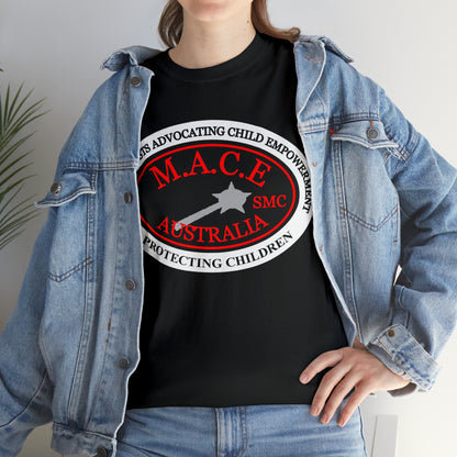 M.A.C.E. Plain Emblem - Unisex Heavy Cotton Tee