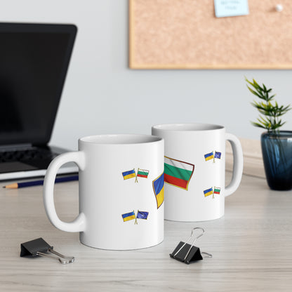 Ukrainian-Bulgarian NATO Supporter Mug