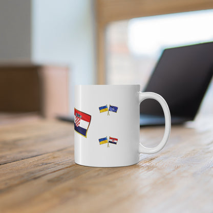 Ukrainian-Croatian NATO Supporter Mug