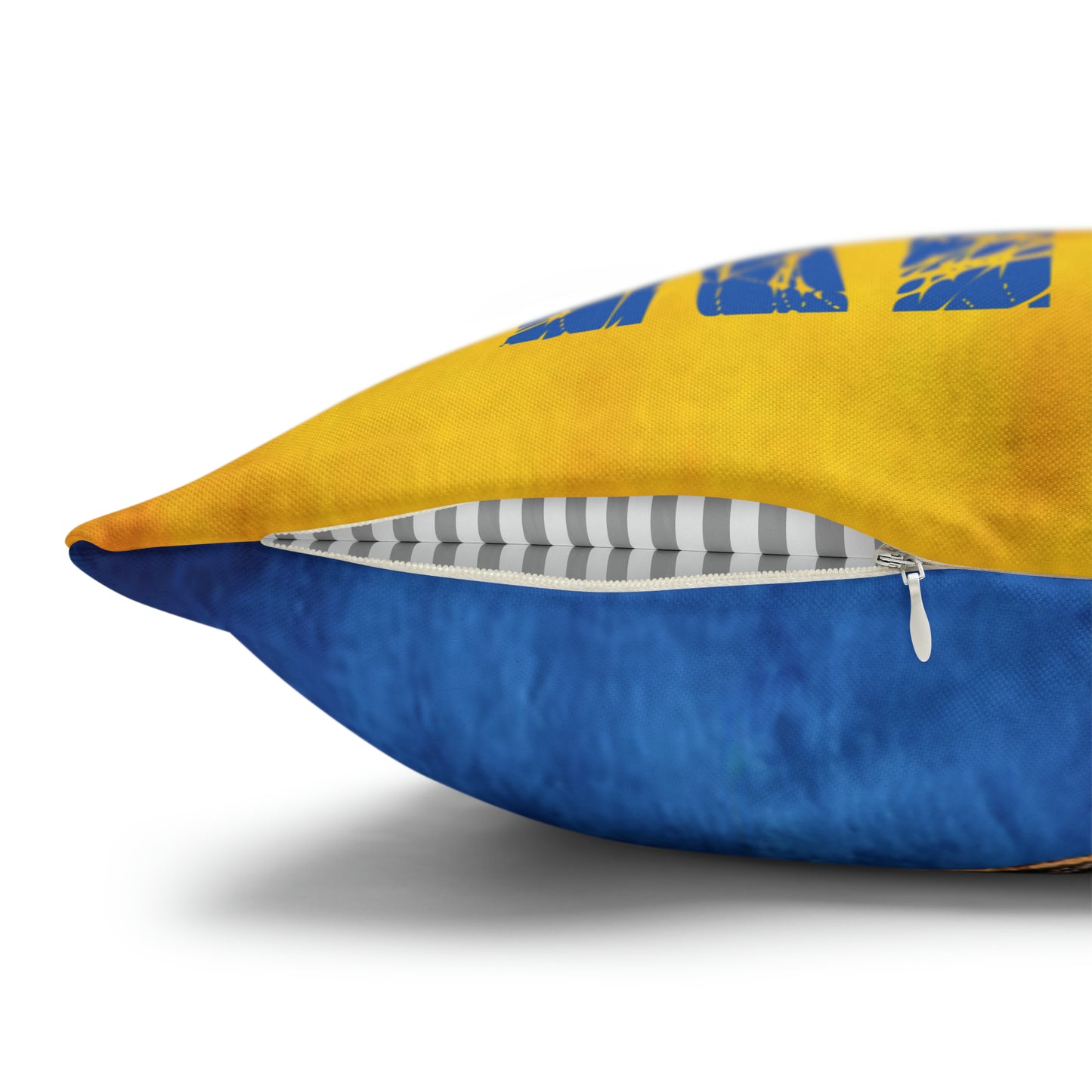 SLAVA UKRAINI & TRIDENT FLAG - Spun Polyester Pillowcase