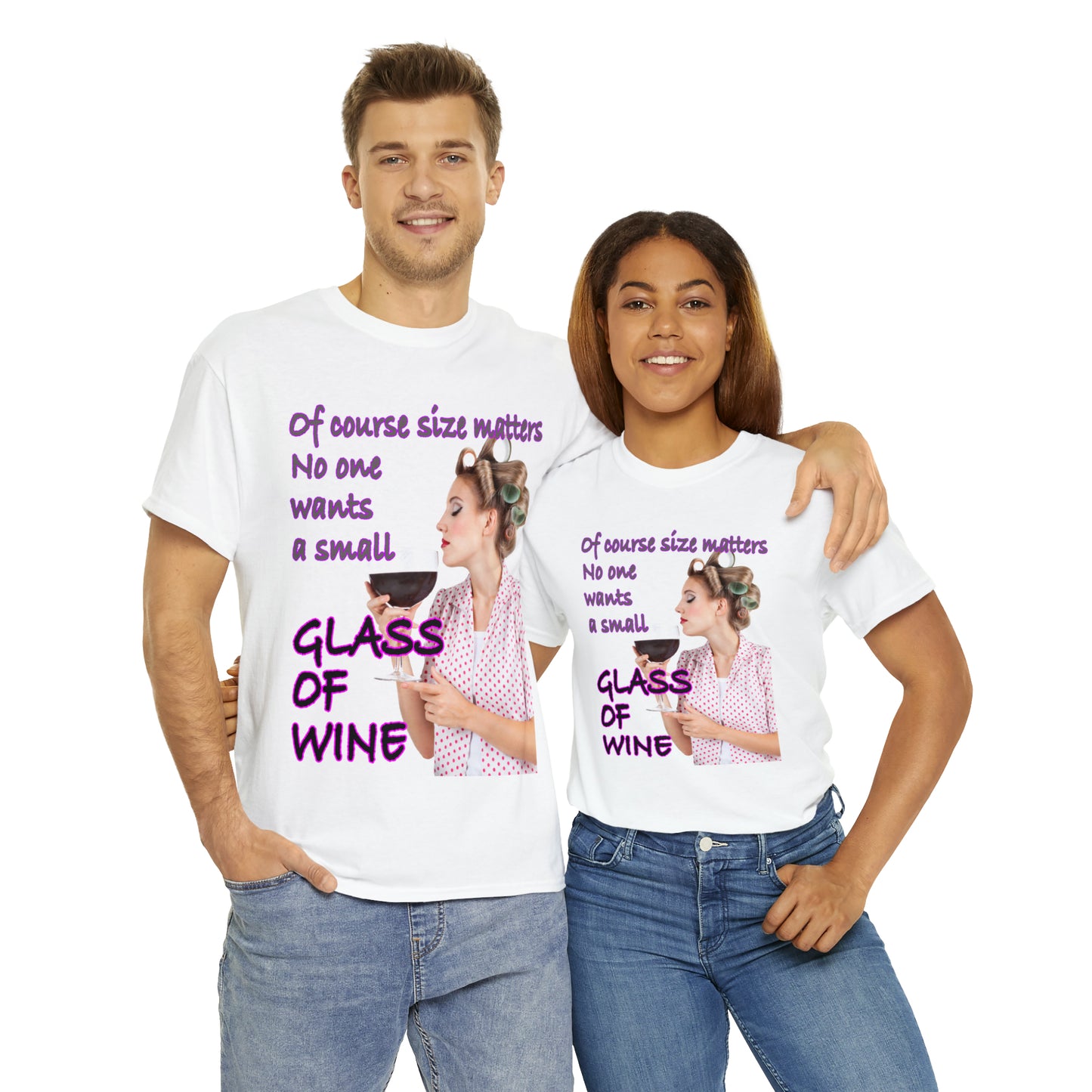 OF COURSE SIZE MATTERS  - Funny Unisex Heavy Cotton Tee - AUS