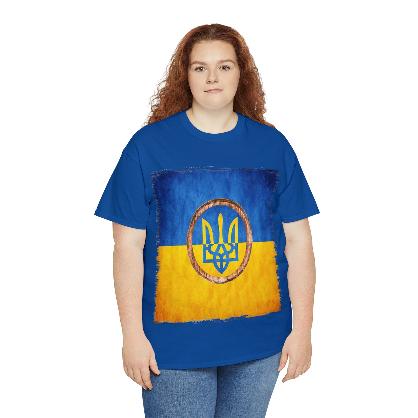 UKRAINIAN TRIDENT - Unisex Heavy Cotton Tee