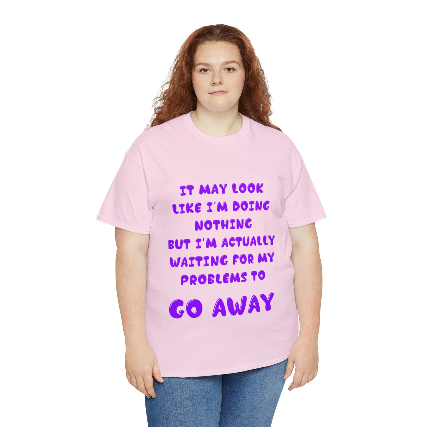 It May Look Like I'm Doing Nothing...  - Unisex Heavy Cotton Tee - AUS