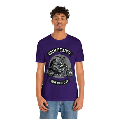 GRIM REAPER Death Motor Club - Unisex Jersey Short Sleeve Tee