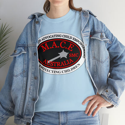 M.A.C.E. Plain Emblem - Unisex Heavy Cotton Tee