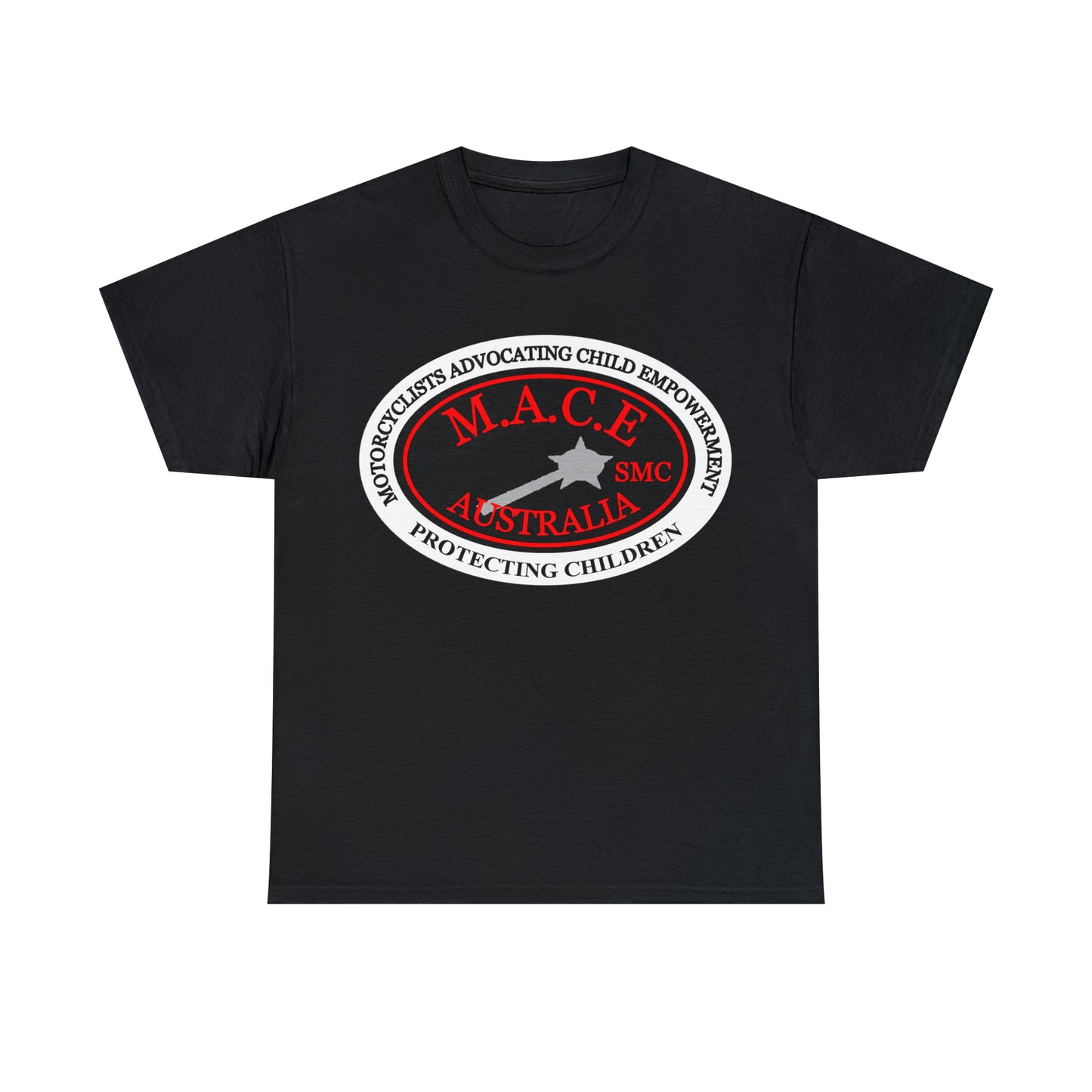 M.A.C.E. Plain Emblem - Unisex Heavy Cotton Tee