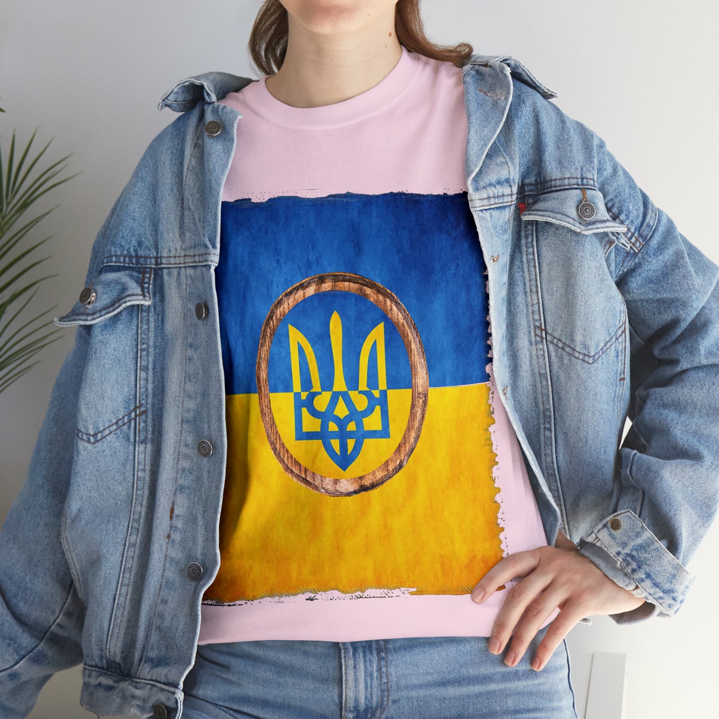 UKRAINIAN TRIDENT - Unisex Heavy Cotton Tee