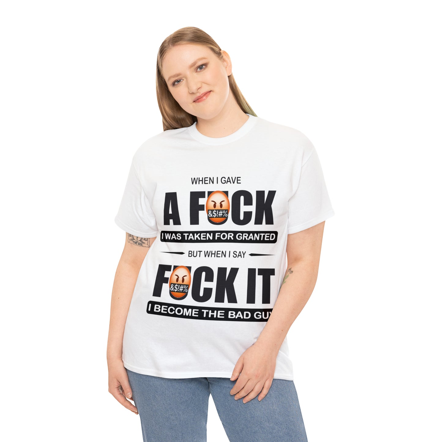 WHEN I GAVE A F***  - Funny Unisex Heavy Cotton Tee - AUS