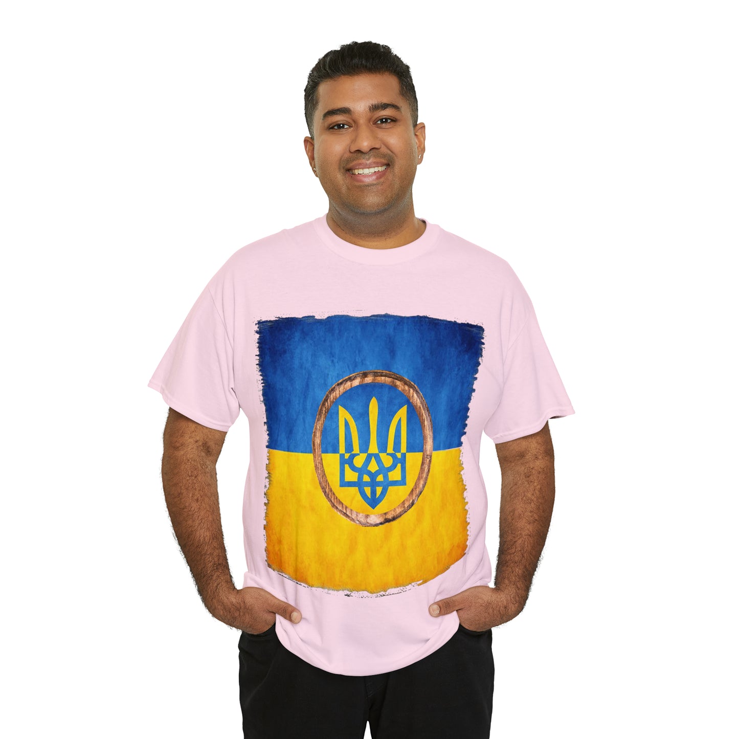 UKRAINIAN TRIDENT - Unisex Heavy Cotton Tee