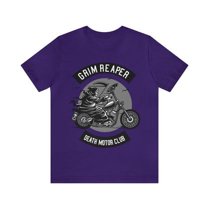 GRIM REAPER Death Motor Club - Unisex Jersey Short Sleeve Tee