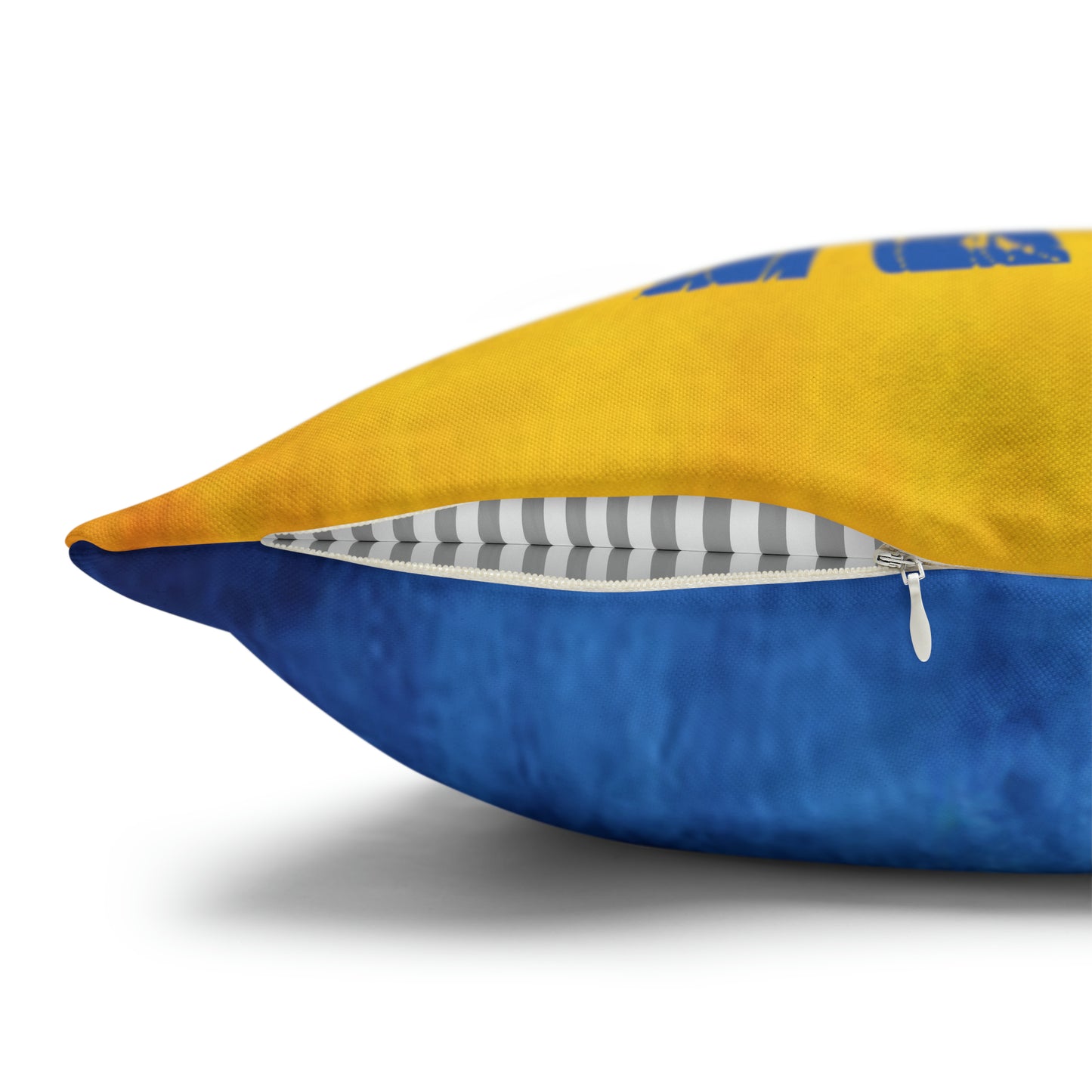 SLAVA UKRAINI & TRIDENT FLAG - Spun Polyester Pillowcase