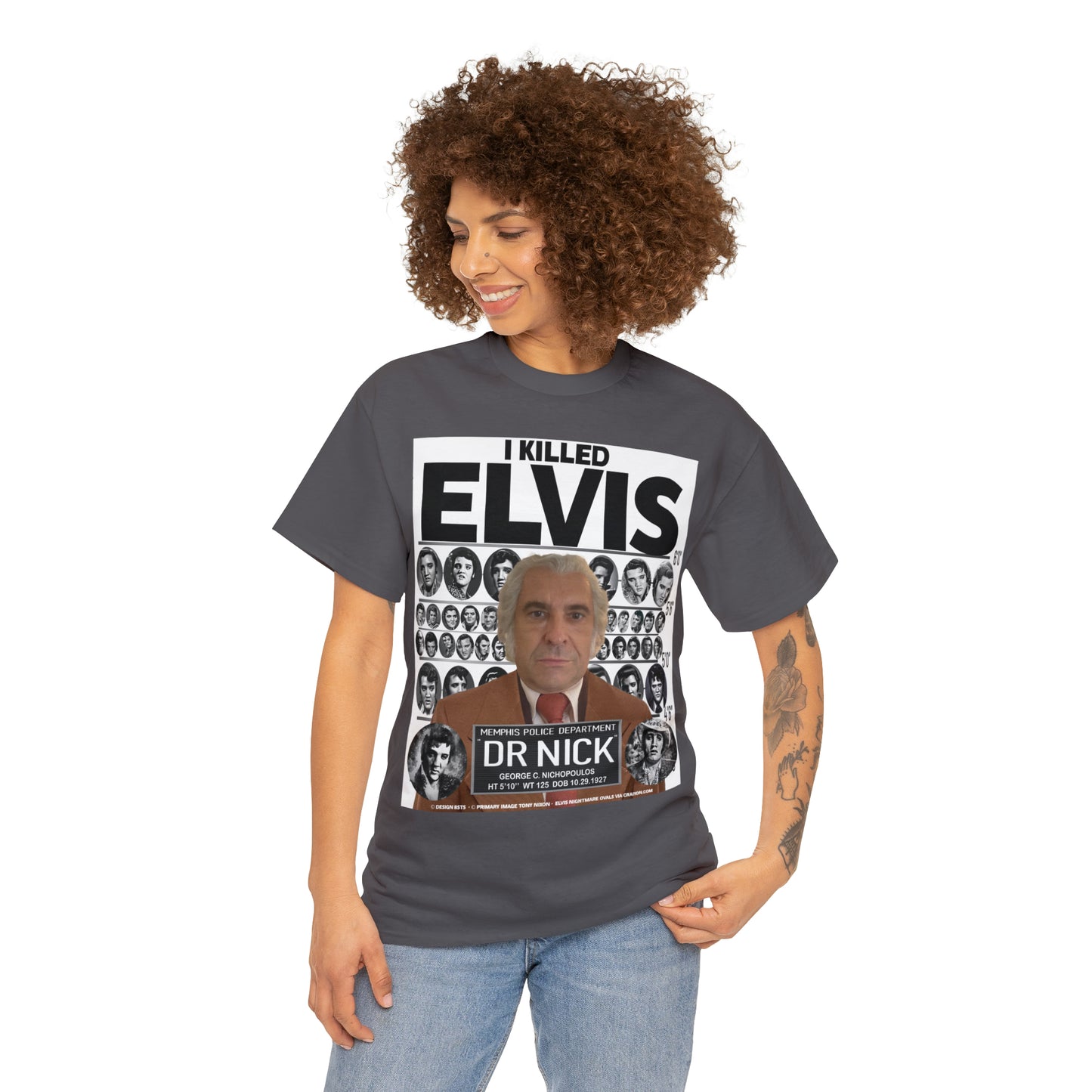 I KI**** ELVIS - Unisex Heavy Cotton Tee - USA