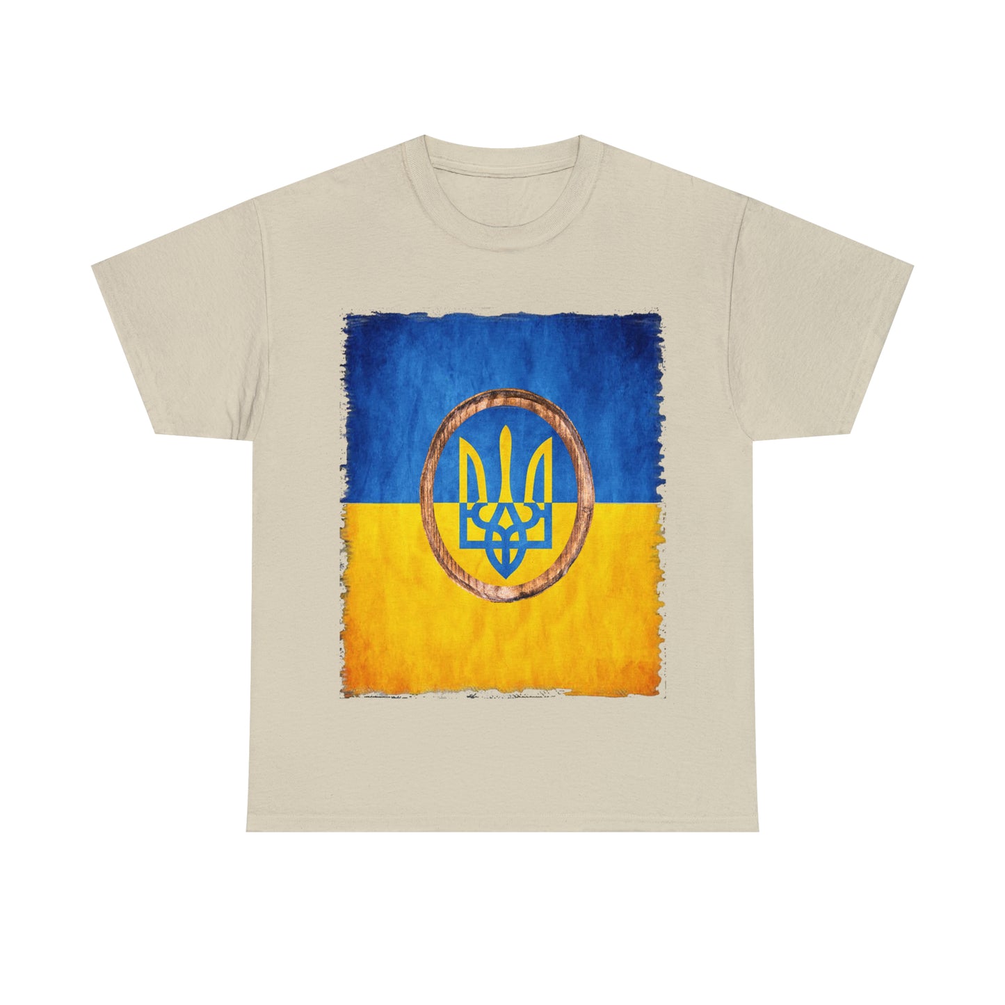 UKRAINIAN TRIDENT - Unisex Heavy Cotton Tee