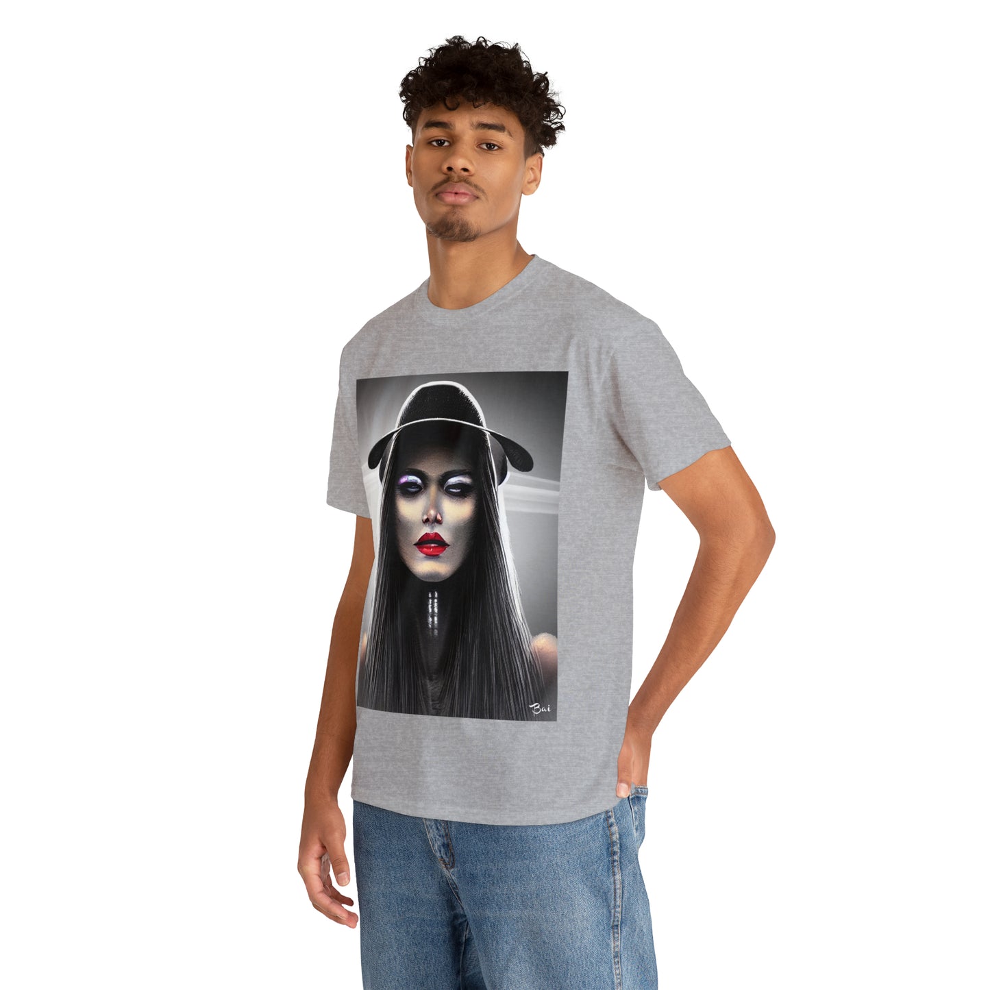 CYBERPUNK WITCH - Airt on a Shirt  - Unisex Heavy Cotton Tee - AUS