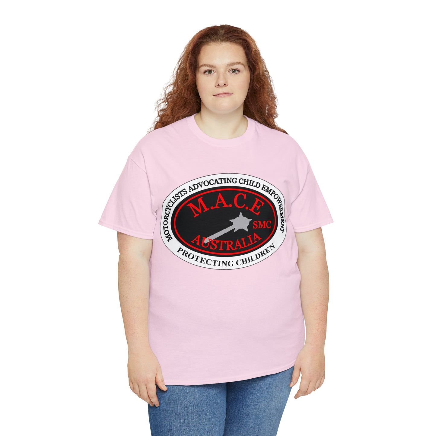 M.A.C.E. Plain Emblem - Unisex Heavy Cotton Tee