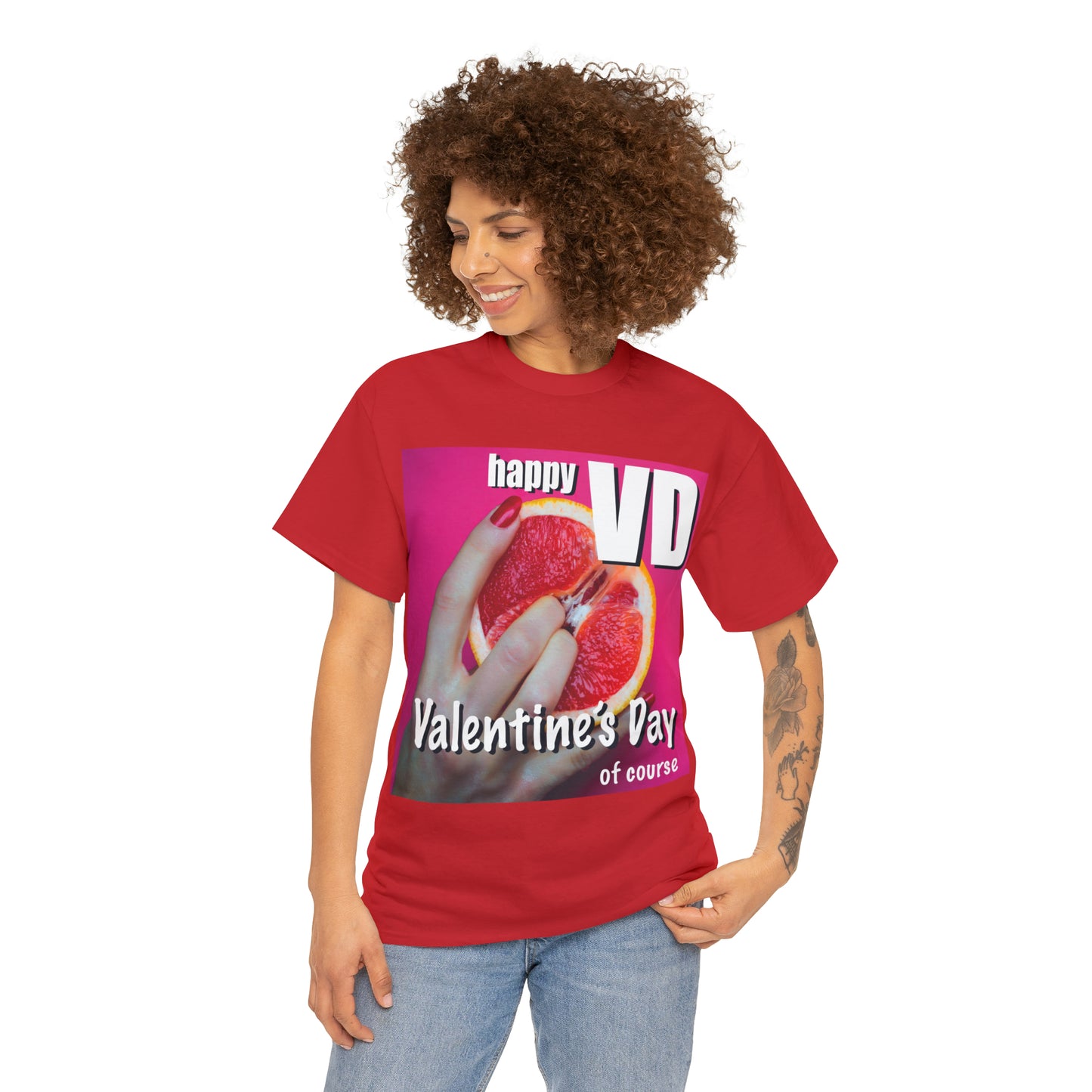 Happy VD - Unisex Cotton Tee