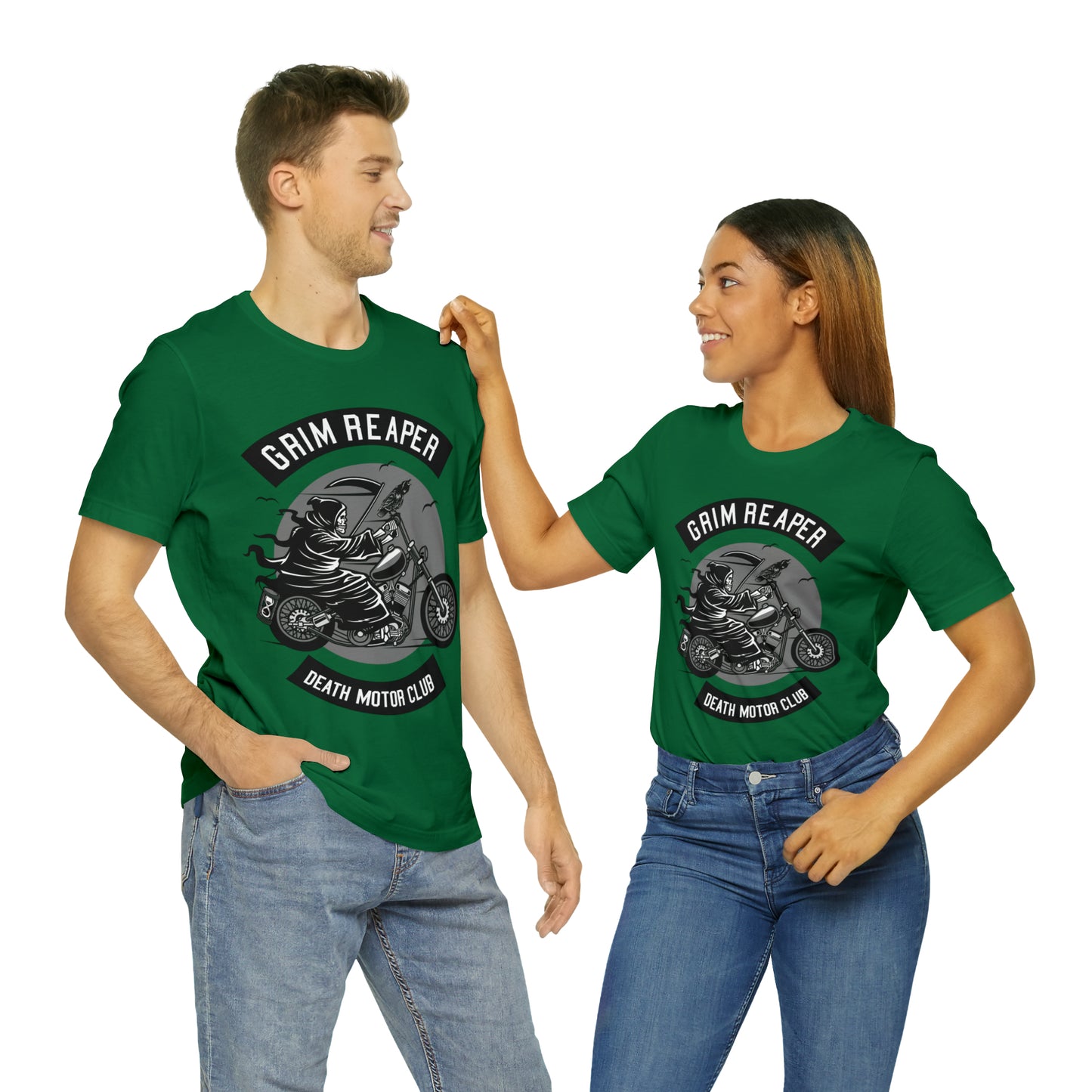 GRIM REAPER Death Motor Club - Unisex Jersey Short Sleeve Tee