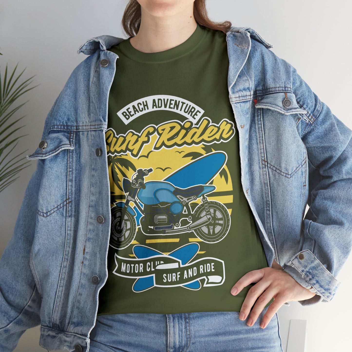 SURF RIDER - Printed in Australia - Unisex Jersey Short Sleeve Tee