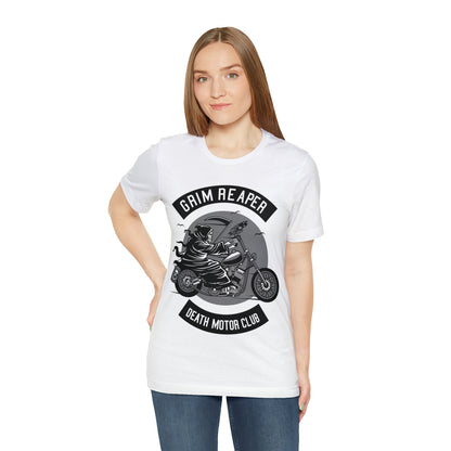 GRIM REAPER Death Motor Club - Unisex Jersey Short Sleeve Tee