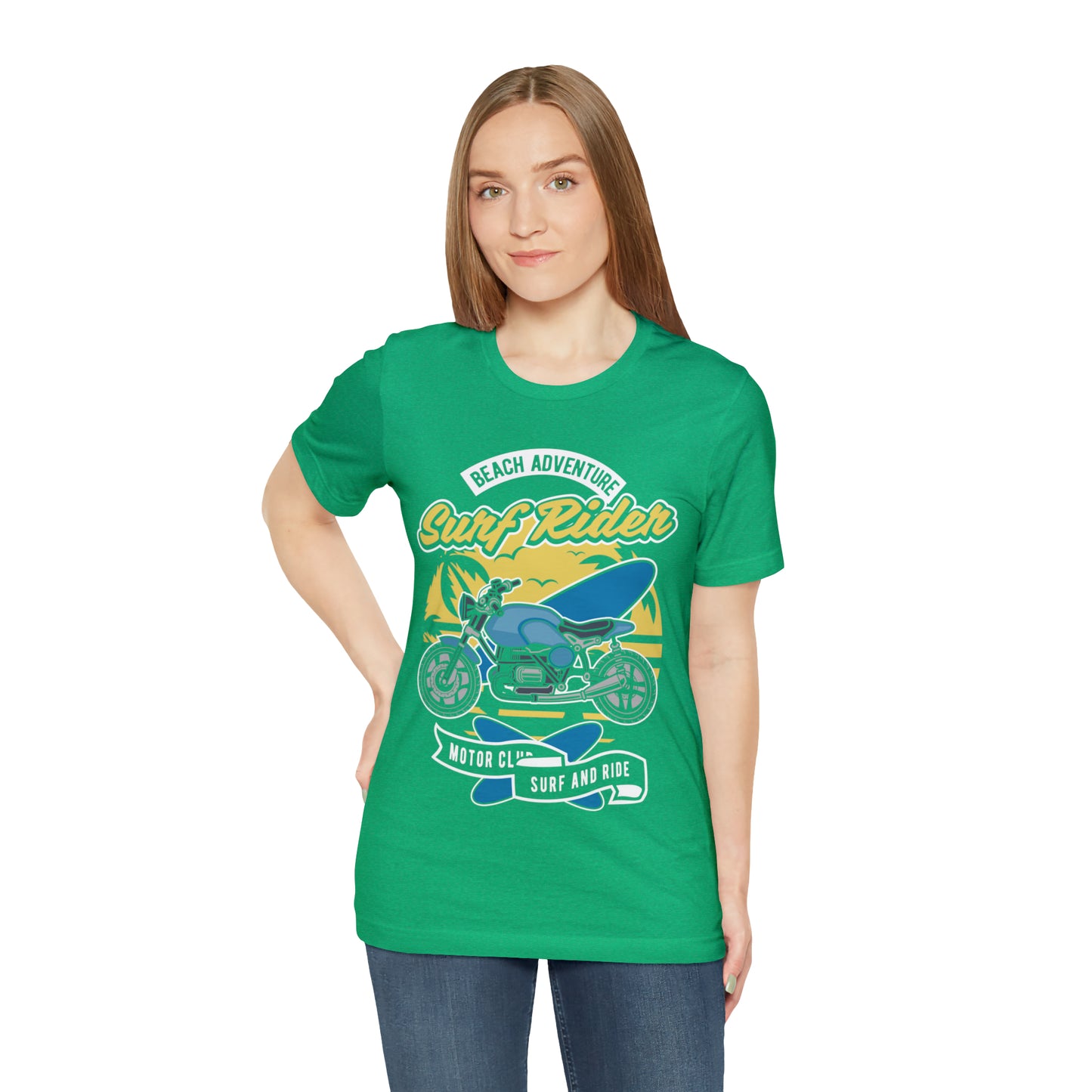 SURF RIDER - Printed in the USA - Unisex Jersey Short Sleeve Tee