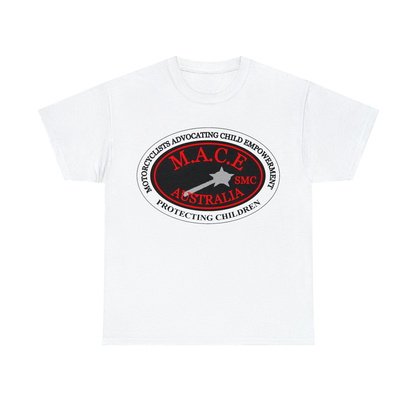 M.A.C.E. Plain Emblem - Unisex Heavy Cotton Tee