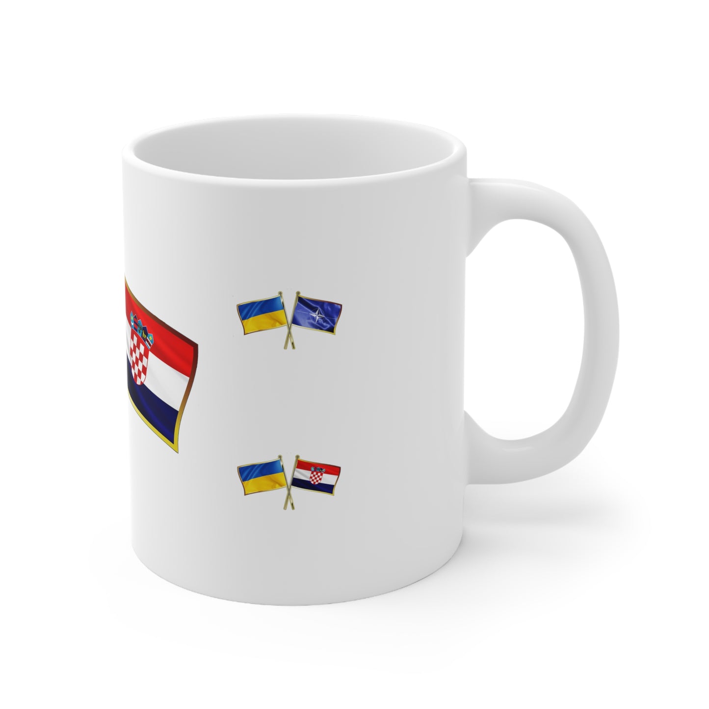 Ukrainian-Croatian NATO Supporter Mug