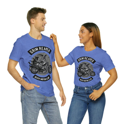 GRIM REAPER Death Motor Club - Unisex Jersey Short Sleeve Tee