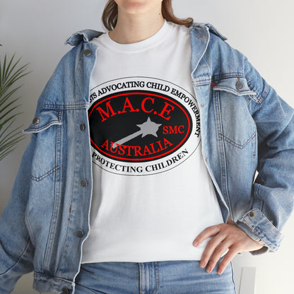 M.A.C.E. Plain Emblem - Unisex Heavy Cotton Tee