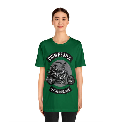 GRIM REAPER Death Motor Club - Unisex Jersey Short Sleeve Tee