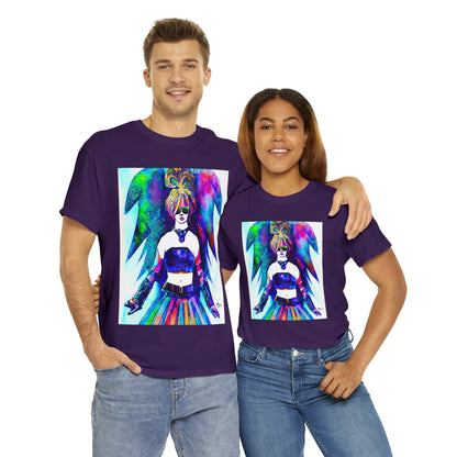 CYBER GIRL - Airt on a Shirt  - Unisex Heavy Cotton Tee - AUS