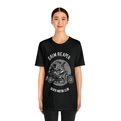 GRIM REAPER Death Motor Club - Unisex Jersey Short Sleeve Tee