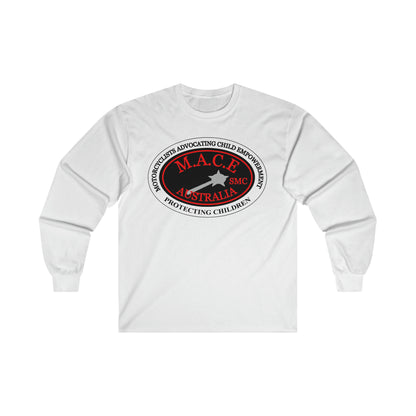 M.A.C.E. Emblem & Back Hands - Ultra Cotton Long Sleeve Tee