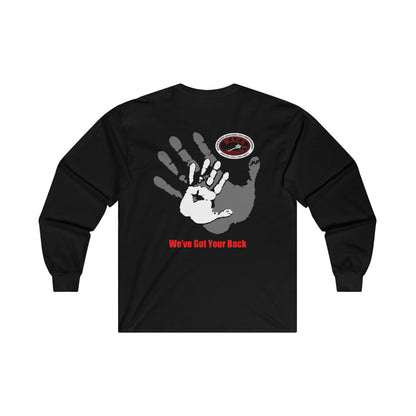 M.A.C.E. Emblem & Back Hands - Ultra Cotton Long Sleeve Tee