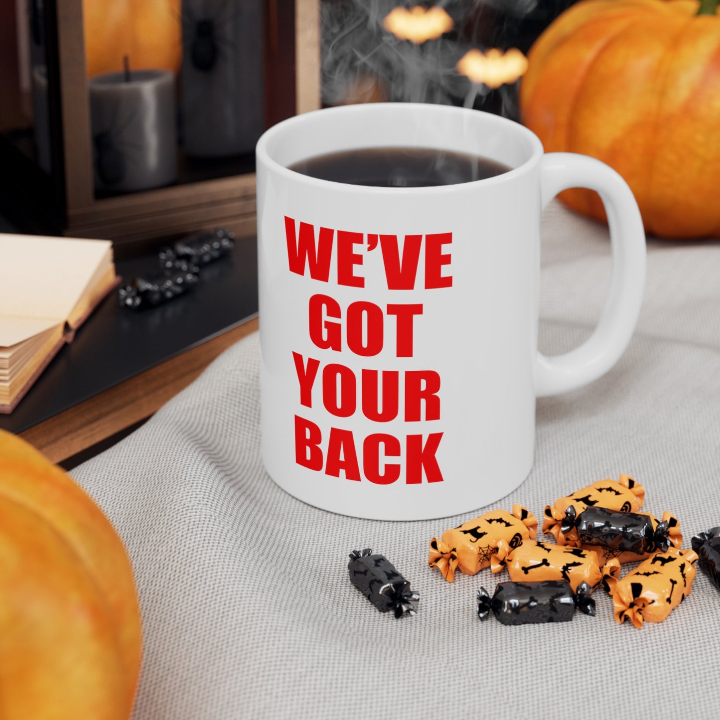 M.A.C.E. We've Got Your Back - Ceramic Coffee Cups, 11oz