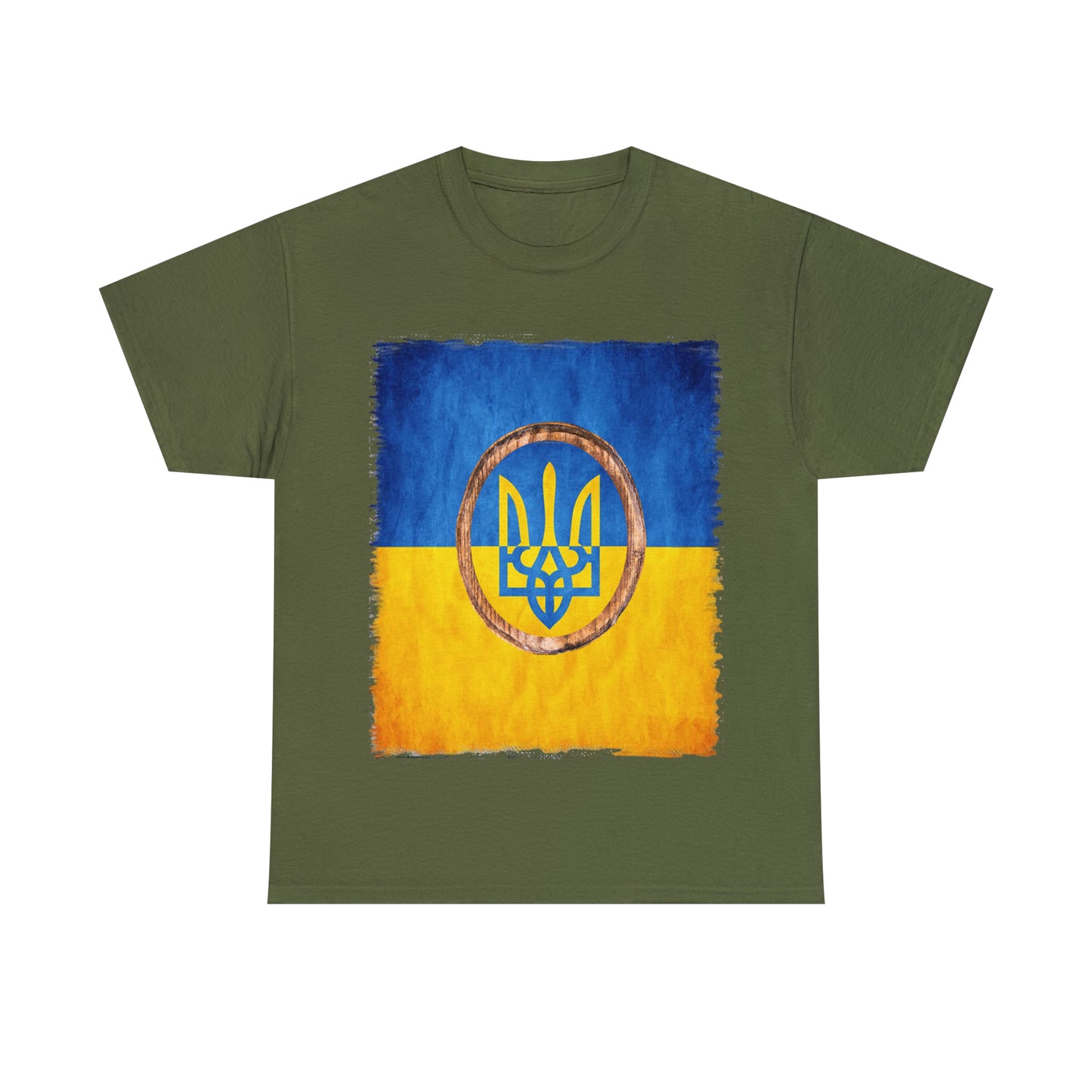 UKRAINIAN TRIDENT - Unisex Heavy Cotton Tee