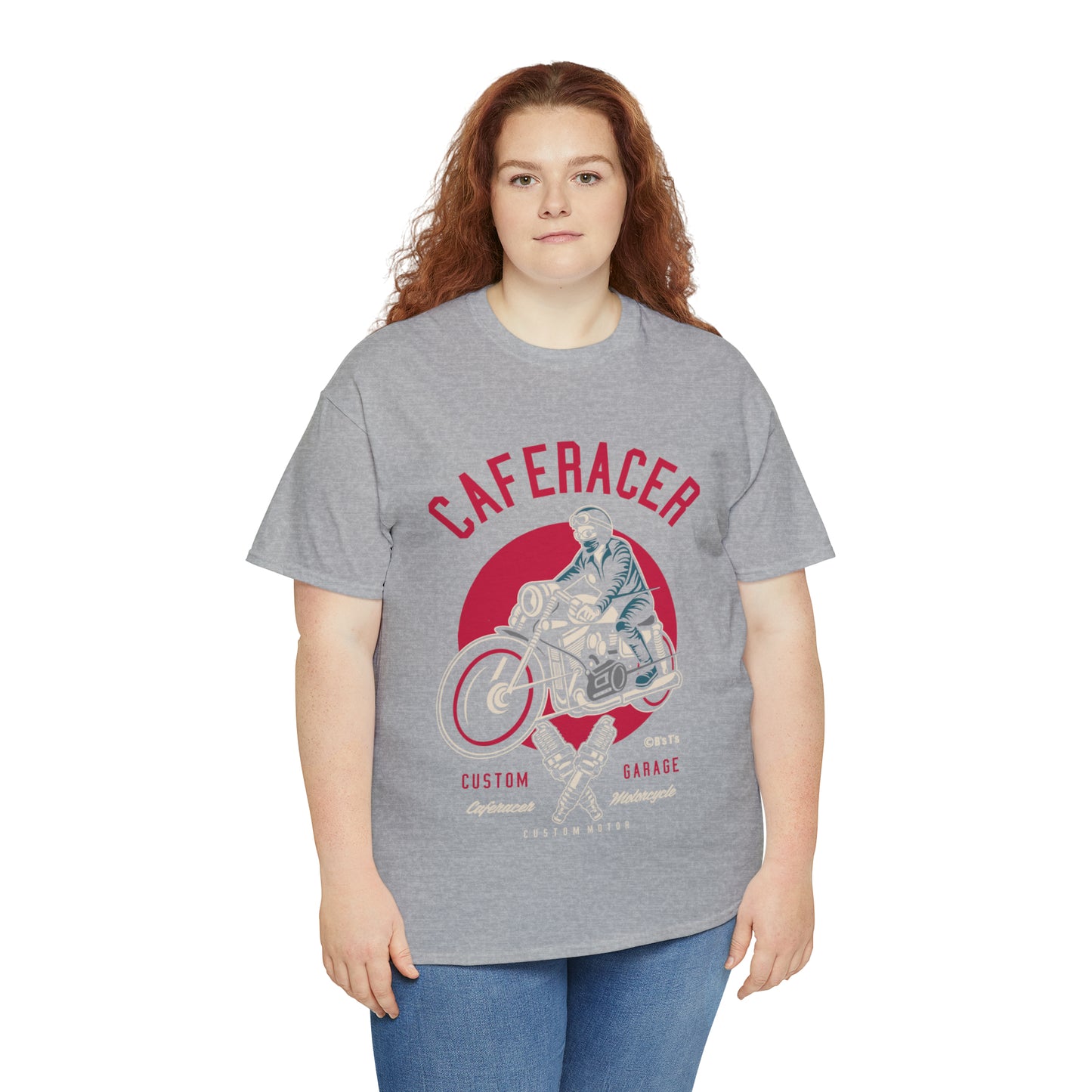 CAFE RACER Custom Garage - Unisex Heavy Cotton Tee