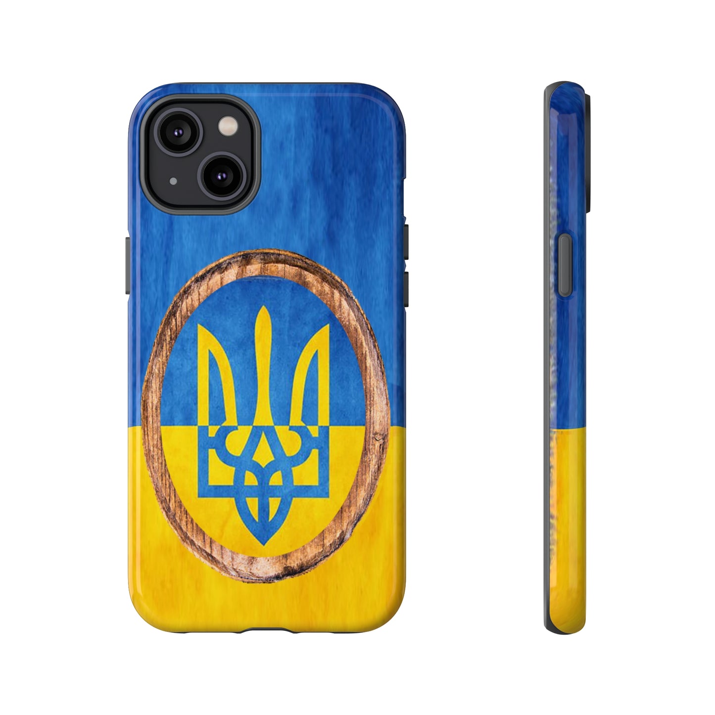 UKRAINE FLAG with TRIDENT - Tough Cases