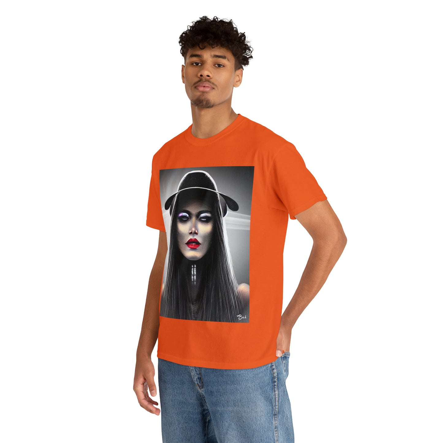 CYBERPUNK WITCH - Airt on a Shirt  - Unisex Heavy Cotton Tee - AUS