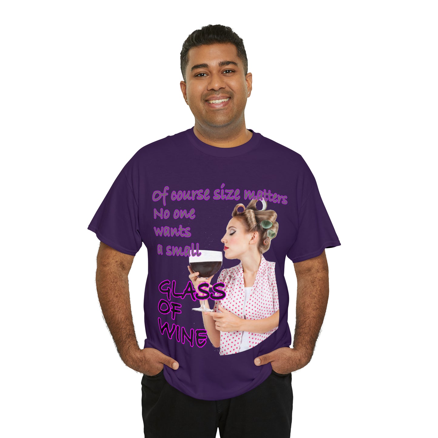 OF COURSE SIZE MATTERS  - Funny Unisex Heavy Cotton Tee - AUS