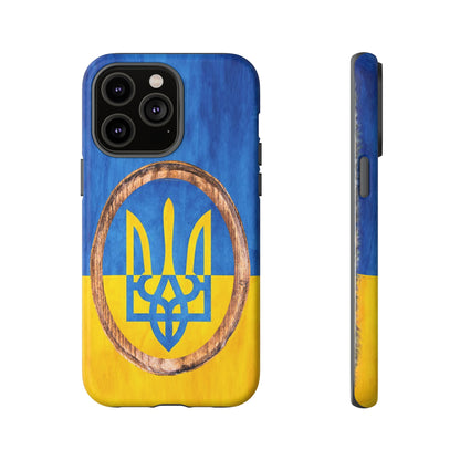 UKRAINE FLAG with TRIDENT - Tough Cases