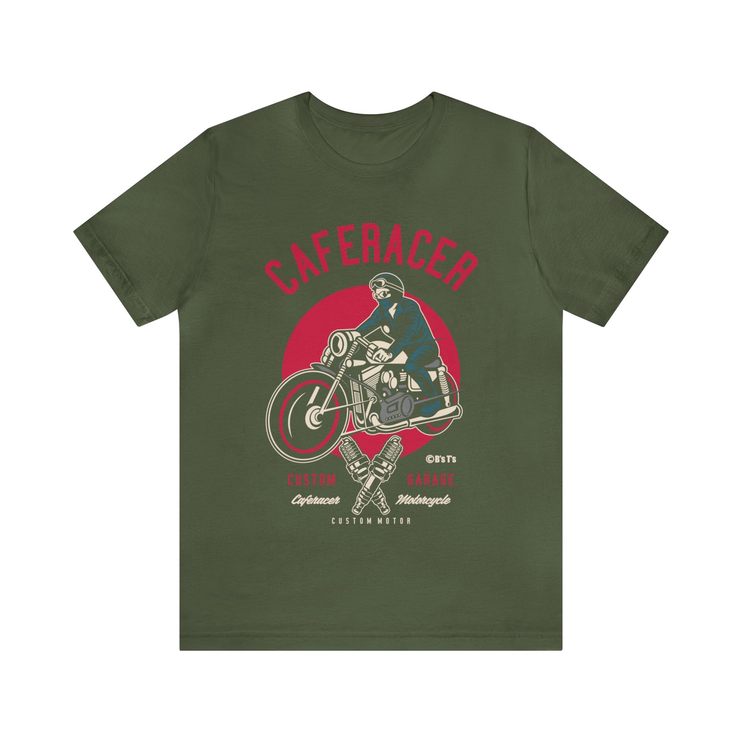 CAFE RACER Custom Garage - Unisex Jersey Short Sleeve Tee