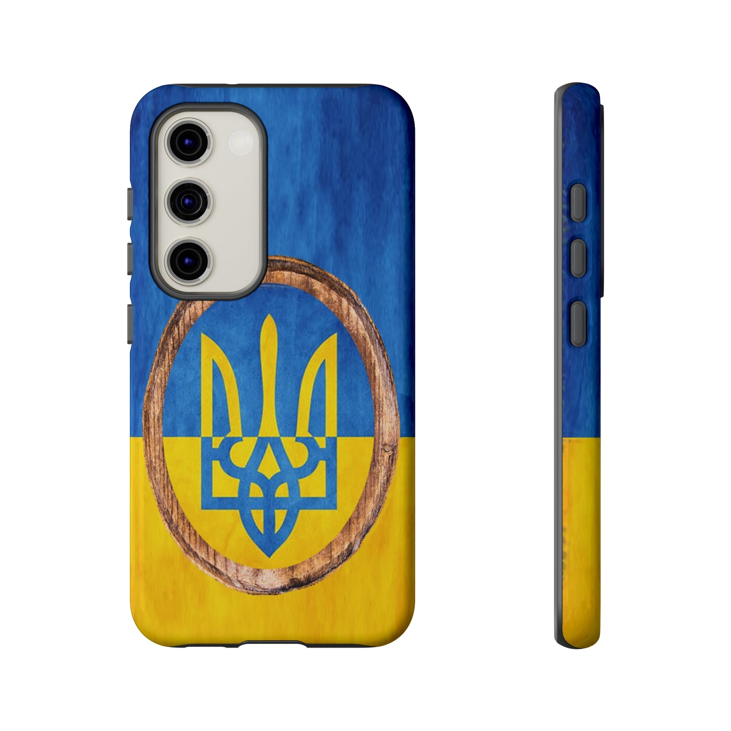 UKRAINE FLAG with TRIDENT - Tough Cases