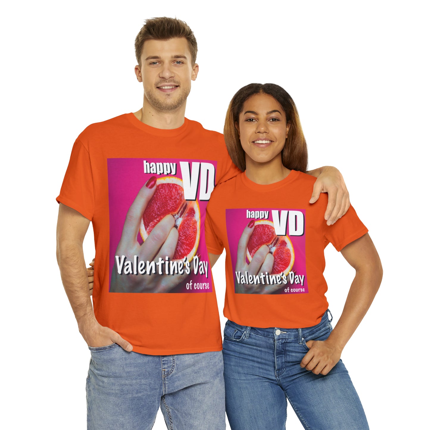 Happy VD - Unisex Cotton Tee