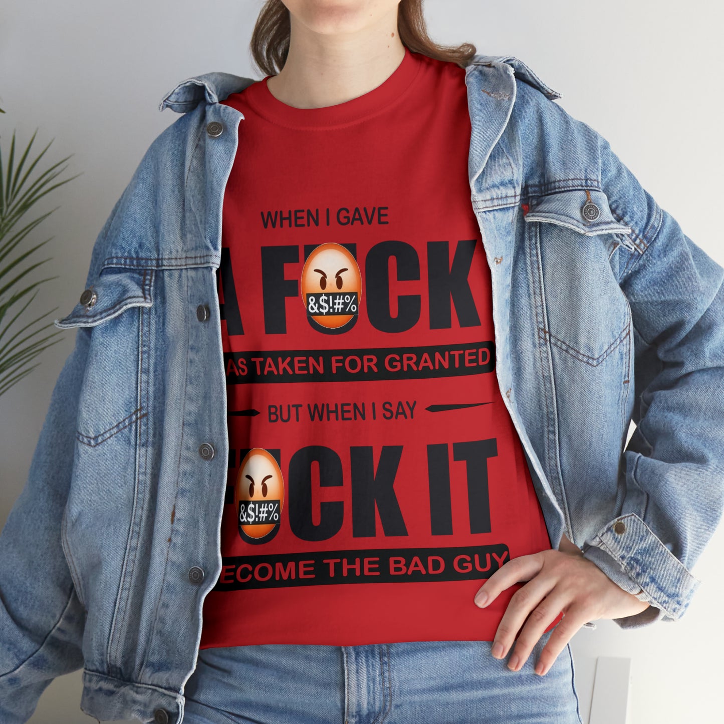 WHEN I GAVE A F***  - Funny Unisex Heavy Cotton Tee - AUS