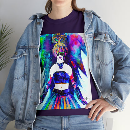 CYBER GIRL - Airt on a Shirt  - Unisex Heavy Cotton Tee - AUS