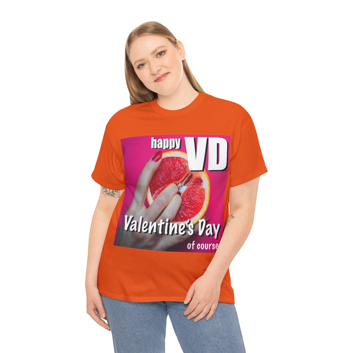 Happy VD - Unisex Cotton Tee