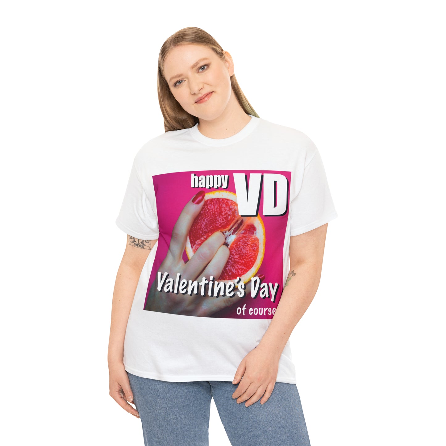 Happy VD - Unisex Cotton Tee