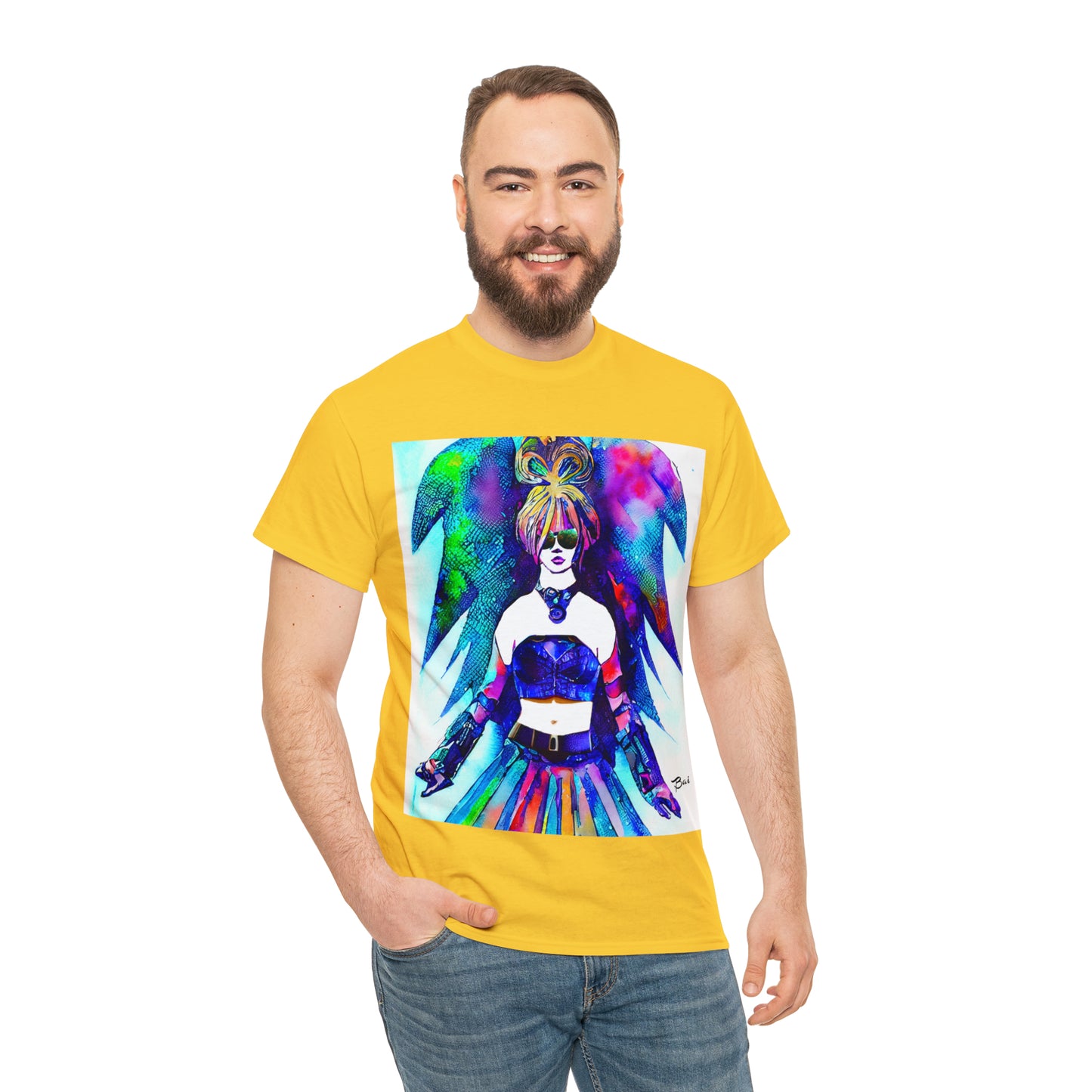 CYBER GIRL - Airt on a Shirt  - Unisex Heavy Cotton Tee - AUS